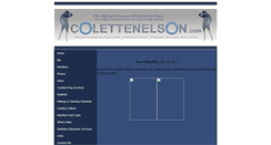 Desktop Screenshot of colettenelson.com